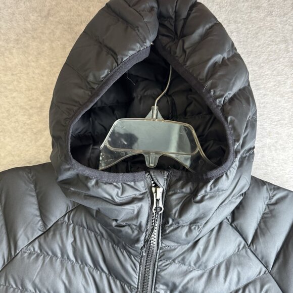 COLUMBIA Women's Large Jacket Puffer Powder Lite II Omni-Heat Hooded Black Therm - Picture 6 of 11